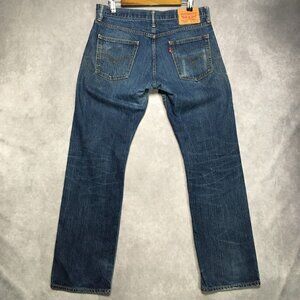 Levis Mens 514 Straight Fit Blue Jeans size 34x32 Cotton Denim Pants Zipper Fly